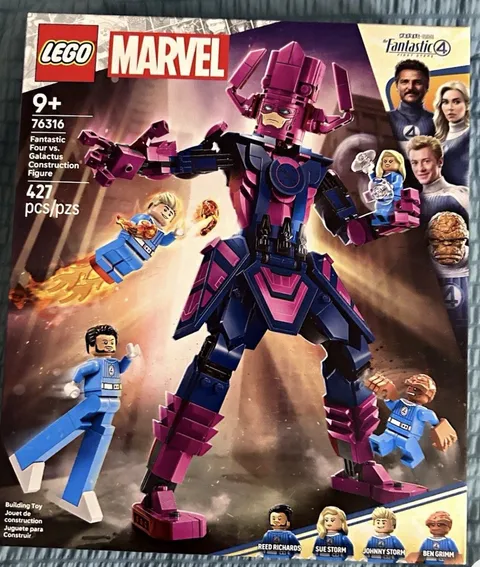 Lego FANTASTIC FOUR VS. GALACTUS CONSTRUCTION FIGURE 76316 Marvel Sealed Box