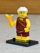 LEGO CMF Minifigure Series 9 Roman Emperor 71000 col09-5 col133 w/ Stand