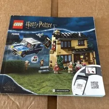 LEGO 75968 Harry Potter Privet Drive Instruction Manual Book Only
