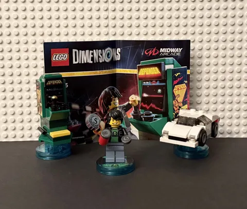 LEGO Dimensions Midway Arcade Level Pack 71235 Gamer Kid Arcade Complete Tested!