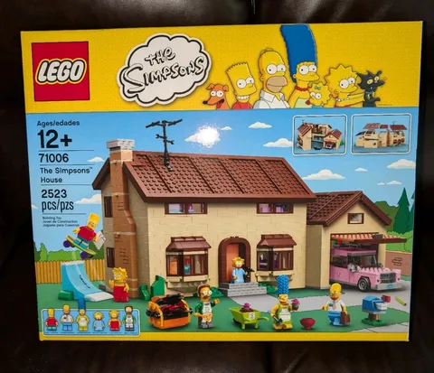 LEGO The Simpsons House 71006 Homer Bart Marge Lisa Maggie Ned Flanders Sealed