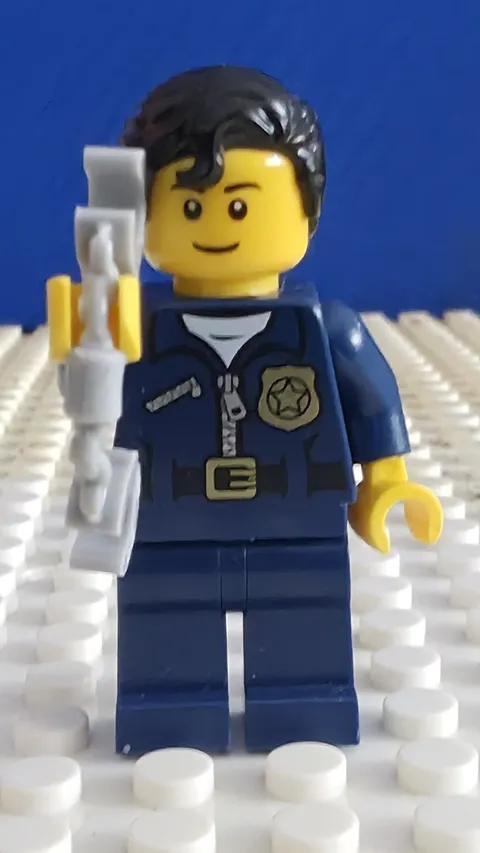 LEGO City minifigure, Police Helicopter Pilot, CTY0482