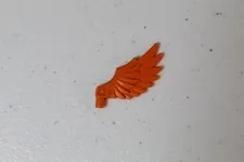 LEGO Minifigure Wing Feathered Orange Part # 11100 Chima