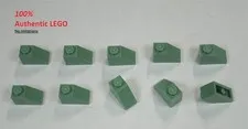 LEGO NEW 1x2 Sand Green Slope (45°) (10x) 6083976 Brick 3040
