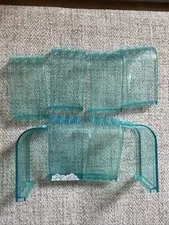 Lego Panel 3 x 4 x 6 Curved Top. Trans Light Blue. Lot Of 8.