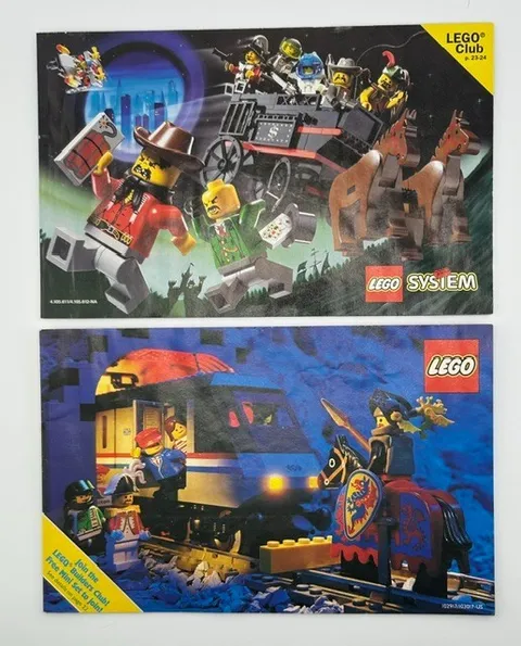 Set of 2 VTG Lego Catalog Booklets 1992 & 1996 Western, Castle, Pirates