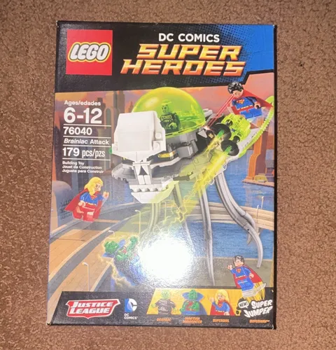 LEGO DC Comics Super Heroes Brainiac Attack 76040 179pcs Age 6-12 damage box 