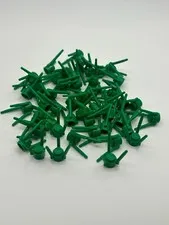 LEGO 3741 Green Plant Flower Stem with Stud and 3 Stems qty 50