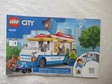 LEGO 60253 Ice cream Vendor Truck Instructions Plus Manual Booklet Brochure