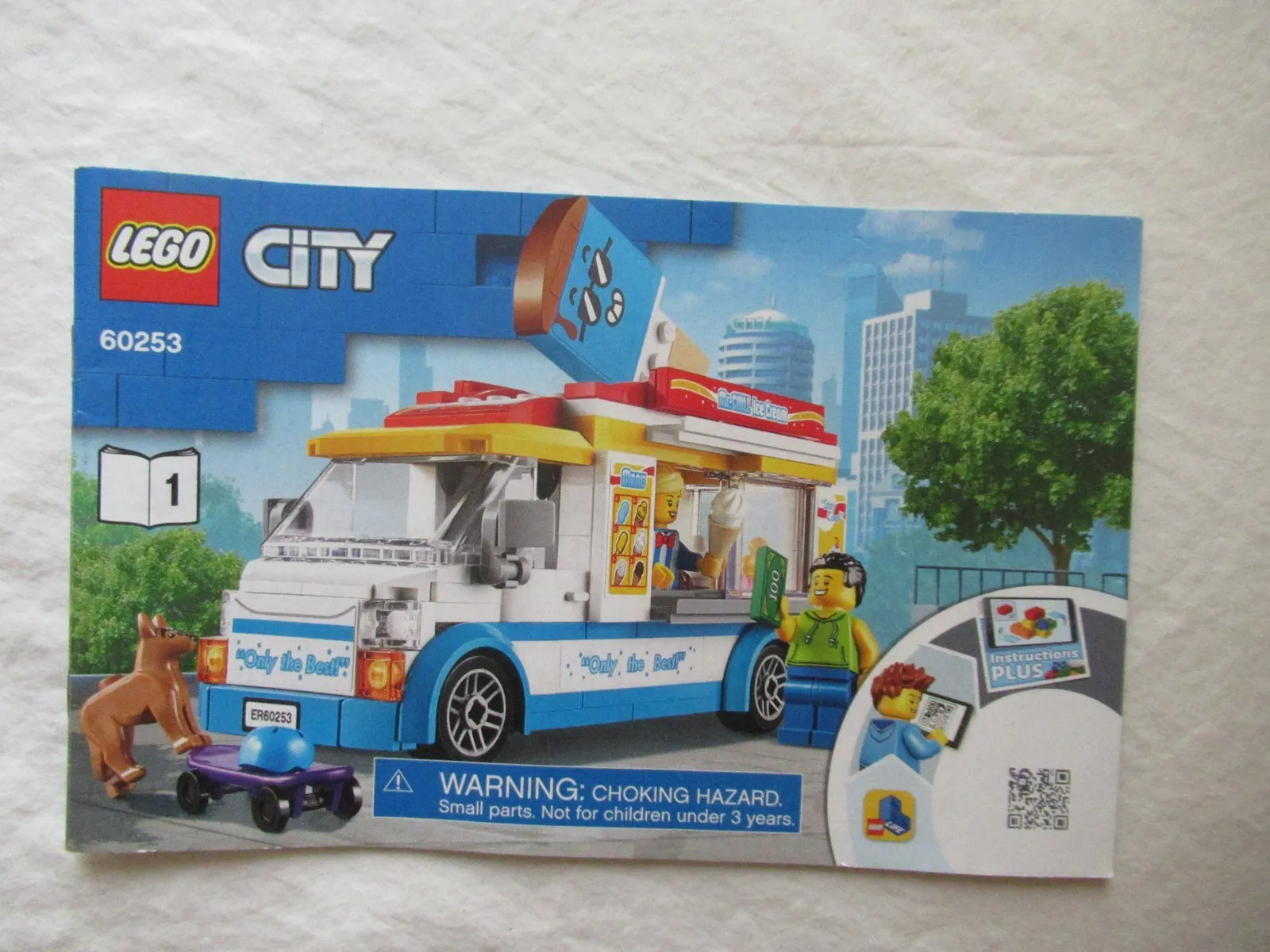 LEGO 60253 Ice cream Vendor Truck Instructions Plus Manual Booklet Brochure