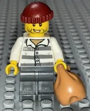 LEGO City Mountain Police Jail Prisoner Minifigure 86753
