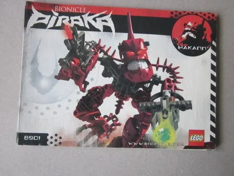 Lego Building Instructions Instruction Bionicle 8901 Airaka Hakann