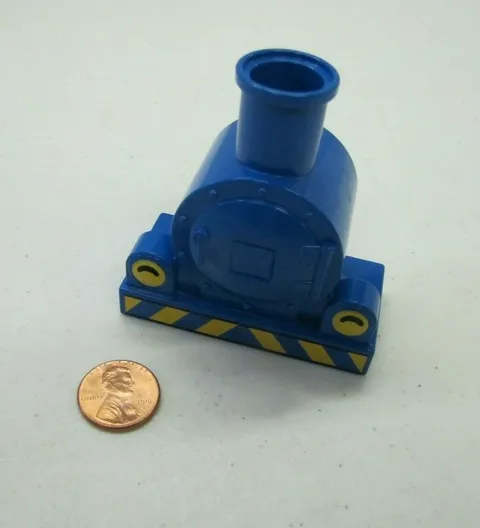 Lego Duplo TRAIN BLUE SMOKE STACK Specialty Printed Block Part Engine 