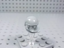 LEGO Light Bluish Gray Helmet w/ Trans Clear Visor Minifig AZ