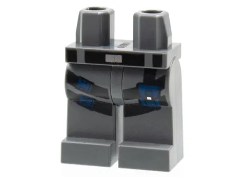 LEGO® Part 970c00pb0417 - Hips and Legs with Black Belt