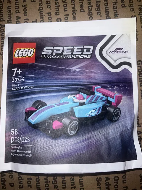 LEGO 30734 Speed Champions Mini F1 ACADEMY Car Building Toy NEW