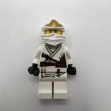LEGO Ninjago Zane ZX Minifigure Armor White Ninja njo031 Rise Of The Snakes