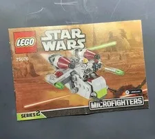 lego 75076 Star Wars Microfighters Republic Gunship - INSTRUCTION MANUAL ONLY
