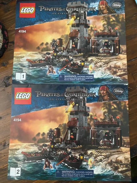Lego Pirates of the Caribbean WHITECAP BAY 4194 *INSTRUCTIONS ONLY*