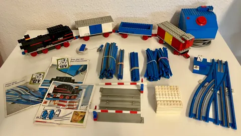 LEGO Train 720/12V from 1969 with tracks, transformer and more!!
