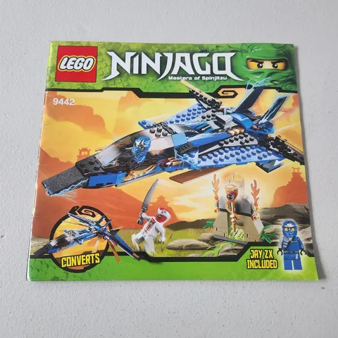 LEGO NINJAGO 9442 Jay's Storm Fighter Instruction Manual Only