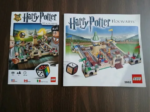 LEGO Game Harry Potter Hogwarts (3862) Booklets Manuals Lot of 2