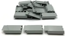 Lego 20 New Light Bluish Gray Panels 3 x 3 x 6 Corner Wall Parts