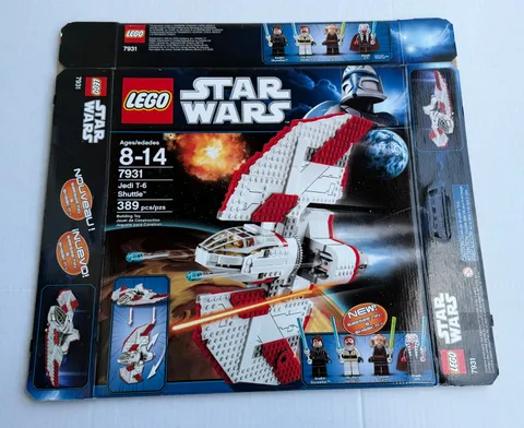 Lego Star Wars 7931 Jedi T-6 Shuttle Empty Box 