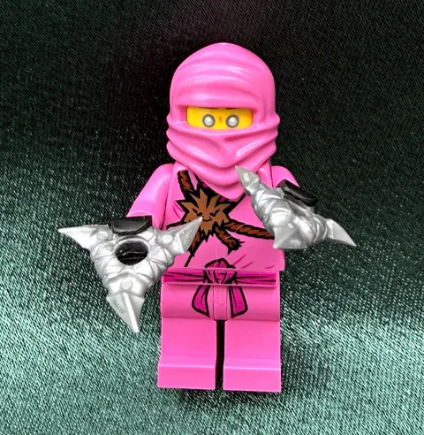 LEGO NINJAGO Pink Zane Avatar Minifigure njo0561 From Gamers MKT 71708 RETIRED