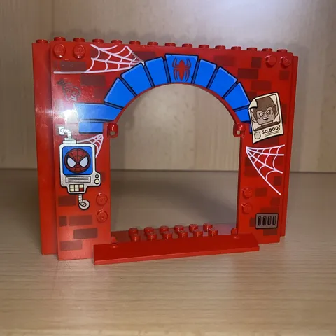 LEGO Spiderman 15626 Panel 4 x 16 x 10 with Spider-Man Pattern From 10687