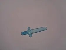 Lego Minifigure, Weapon Sword, Shortsword Elaborate Hilt 76764 Trans Light Blue