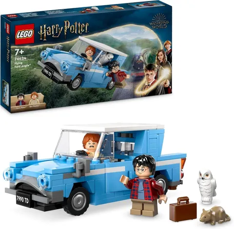 LEGO Harry Potter Enchanted Flying Ford Anglia Car Building Toy for Boys & Girls