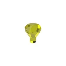 LEGO 35x Trans- Yellow Rock 1 x 1 Jewel 24 Facet inv.640