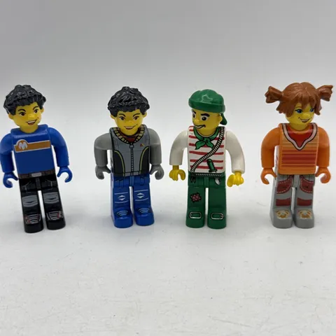 Lego Jack Stone Junior Minifigures Mixed Lot Of 4 Pipi Longstocking Set Vintage