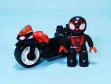 LEGO 10424 DUPLO Marvel Spin’s Motorcycle Adventure Motorcycle & Spiderman only