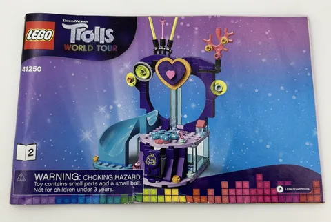 Lego Trolls World Tour 41250 Instructional Manual Only