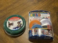 NEW! Build Bonanza Peel & Stick LEGO Tape Building Block Base 4 rolls Megablocks