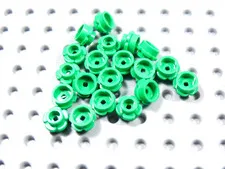 LEGO Lot of 20 Bright Green Round 1x1 Flowers Plants Minifig BI