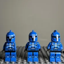 Lego Star Wars Clone Wars Senate Commando Captain SW0613 Minifigure Lot Of 3 1Q