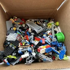 LEGO Bulk Lot Mixed Loose Bricks & Pieces Parts Multicolor Box 12 Pounds