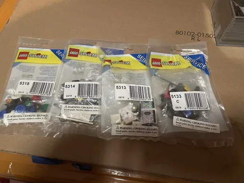Lego Service Packs Lot 5314 5318 5133 5313 Space Hats Rescue Town