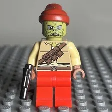 Lego Kithaba Minifigure Klatooinian Skiff Guard Star Wars 9496 sw0397 - 3H