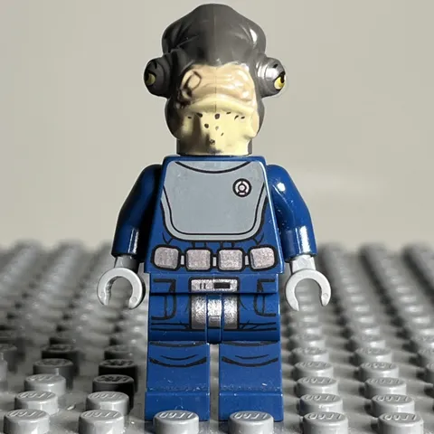 LEGO Admiral Raddus Minfigure Rogue One 75172 sw0816 Star Wars CMF Lot Rare 1N