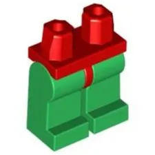 LEGO® Part 970c06 - Hips and Green Legs