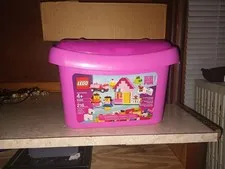Vintage Tote Of Legos