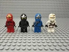 LEGO NINJAGO Ninja ZX Minifigures Lot of 4