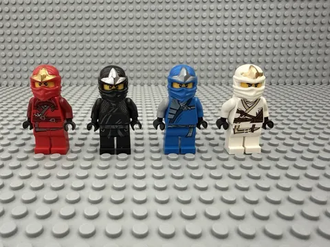 LEGO NINJAGO Ninja ZX Minifigures Lot of 4