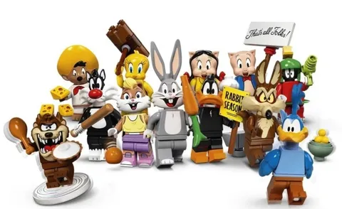 New LEGO Complete Set of 12 LEGO Looney Tunes Collectible Minifigures 71030