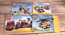 Lot Of 4 Lego INSTRUCTION BOOKS ONLY 31005, 31017 & 2x 31029  Plane & Helicopter