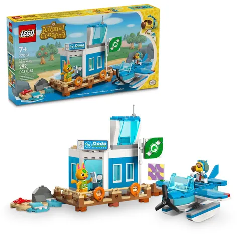 LEGO Animal Crossing Fly with Dodo Airlines Airport Playset 77051 Toy Block Gift